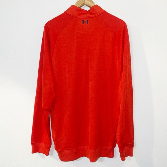 Under Armour men’s orange storm 1 cold gear loose fit quarter zip up jacket - Picture 9 of 12